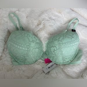 Mint Green Lace 36C Lasenza Bra